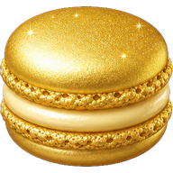 Macaron doré