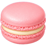 Macaron rose